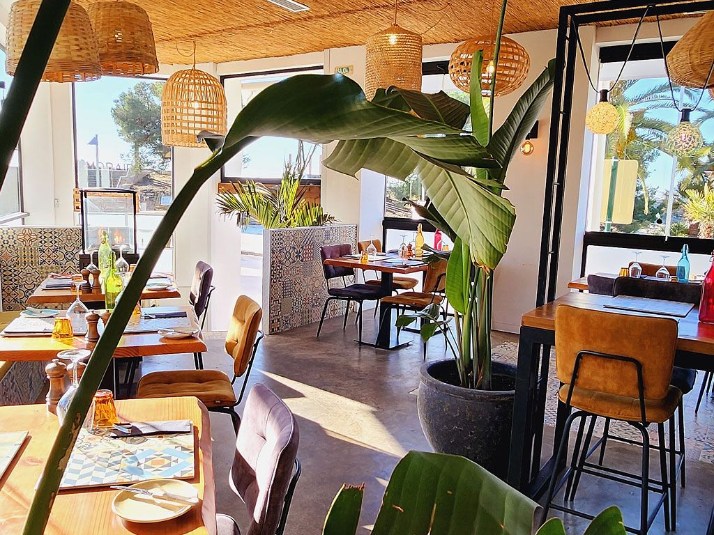 Inside LaCena by Nola location Moraira